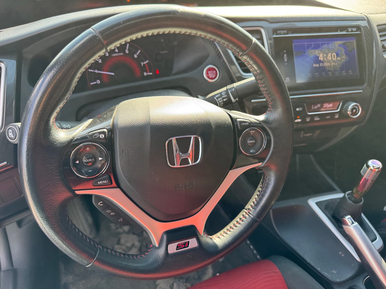 2015 Honda Civic Si Sedan 6-Speed MT